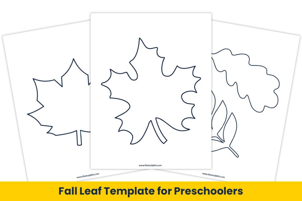 fall leaf template