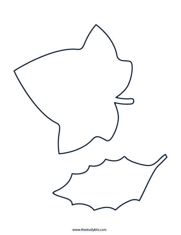 printable fall leaf template