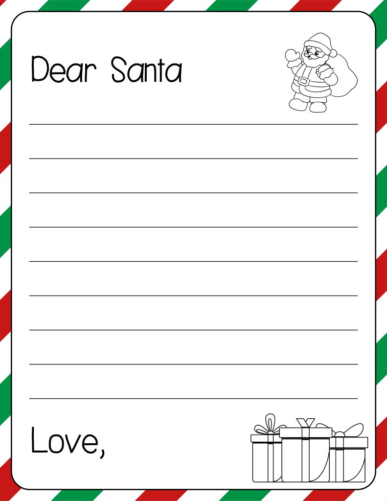 free Christmas letter templates pdf