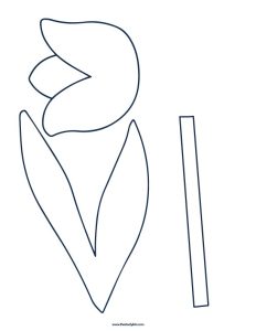 Free Printable Tulip Coloring Pages (PDFs) - The Study Kits