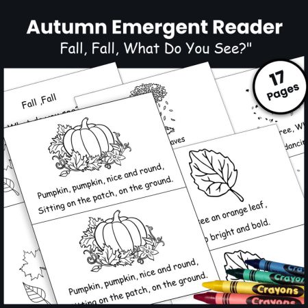 Autumn Emergent Reader- Fall and What Do you See? – The Study Kits