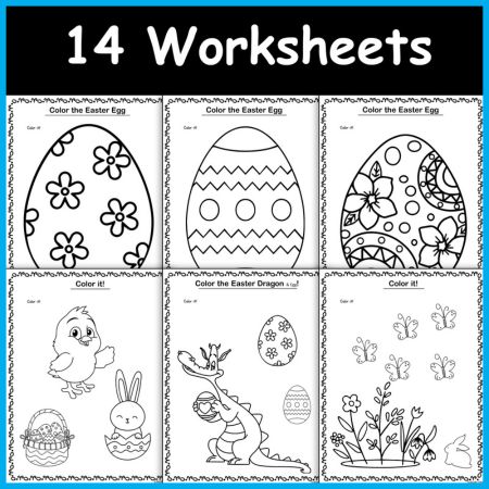 Celebrate Easter Day with Spring Coloring Pages