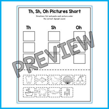 Digraph Picture Sort