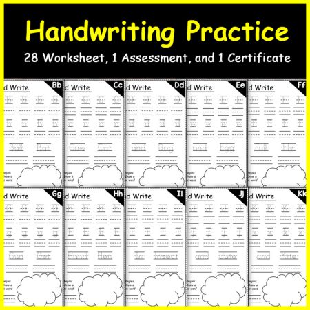 Handwriting Practice Worksheets