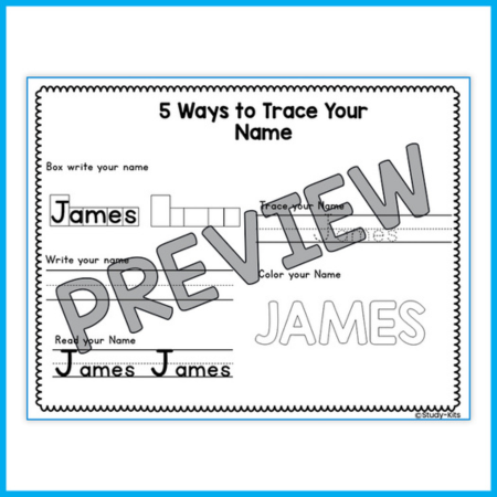 James Name Tracing and Activities