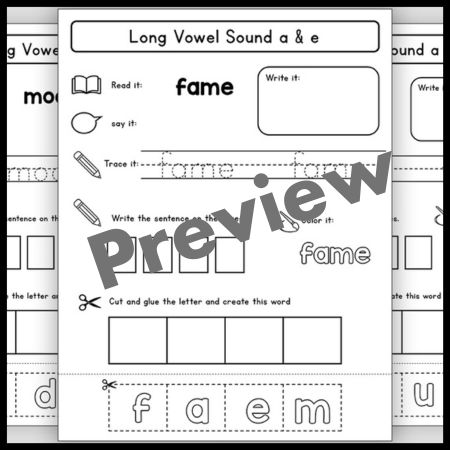 Long Vowel Decoding Mastery Book