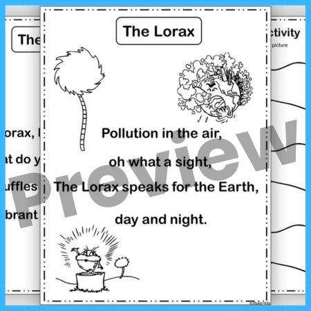 Lorax Craft Activities