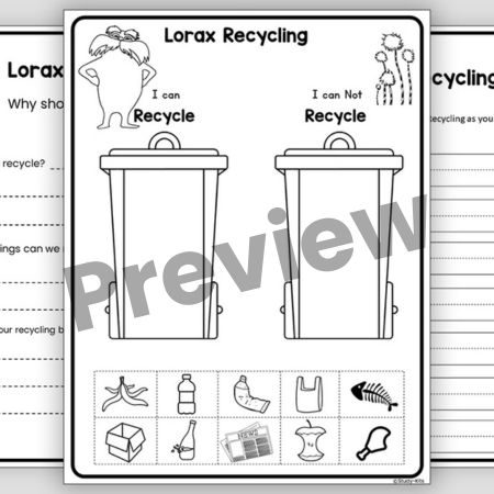 The Lorax and Recycling Activities