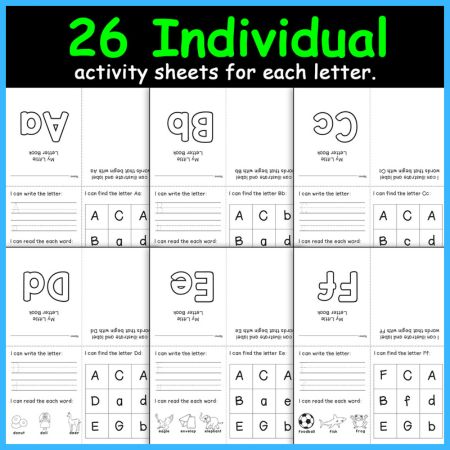 A to Z Letter Foldable Books