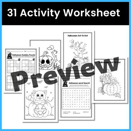 All-in-One Halloween Activity Book