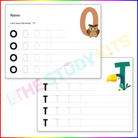 Animal ABCs- Uppercase Letter Tracing sheets