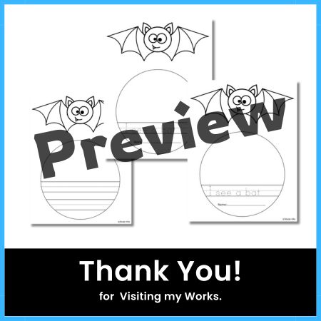 Bat Craft Writing Worksheet