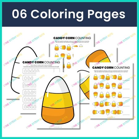 Candy Corn Coloring Pages