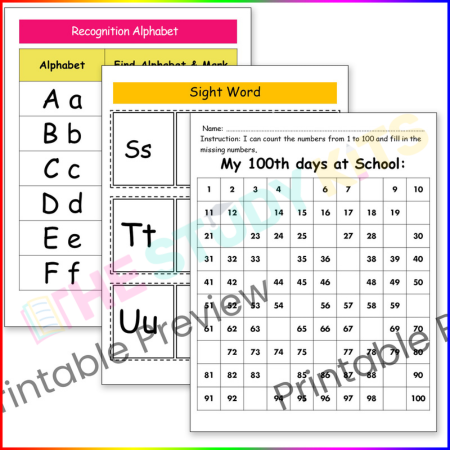 Celebrating 100 Days with Counting and Recognition