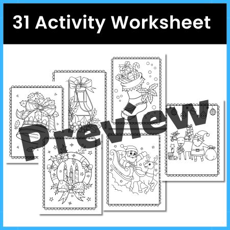 Christmas Coloring Worksheet