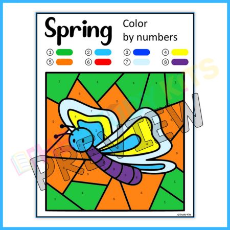 Color By Number Activity worksheet