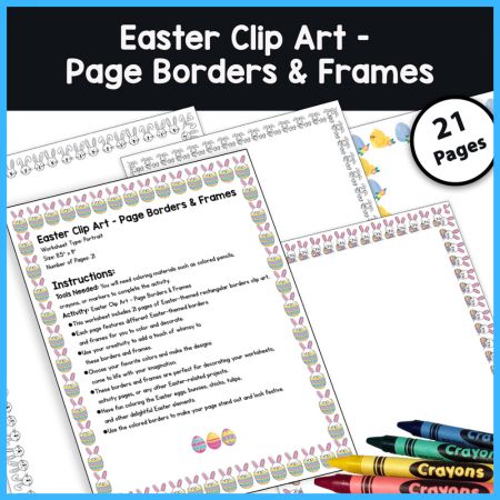Easter Page Borders & Frames
