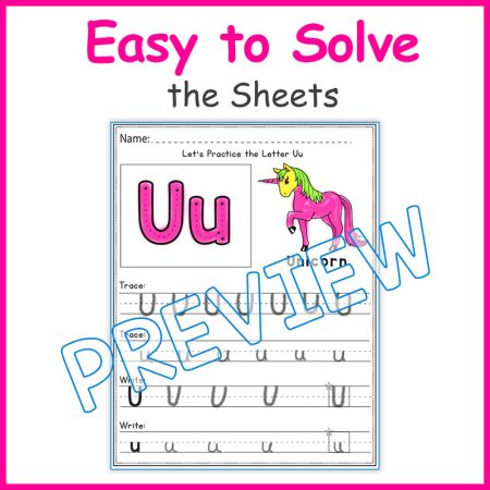 Letter Formation Practice Worksheets for kid