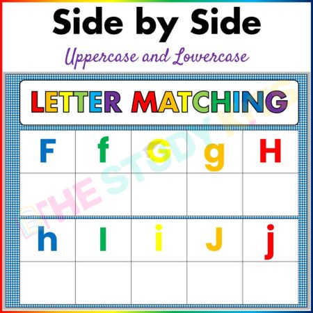 Lower & Uppercase Letter Matching Mats