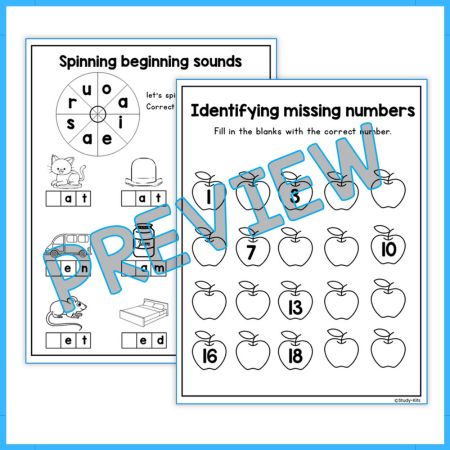 Math and Literacy Activities worksheet