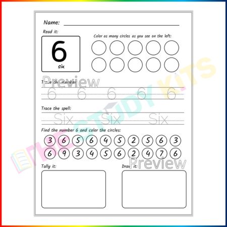 Number Recognition and Counting (1-20) worksheet