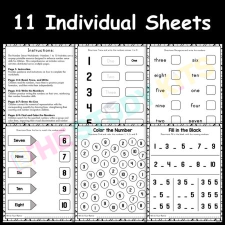 Numerical Skills with Number Sense Activities Worksheets