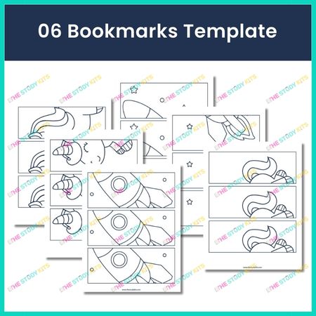 Printable Bookmarks Template for Kids