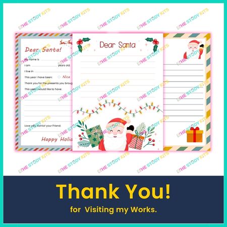 Printable Christmas Letter Templates pages