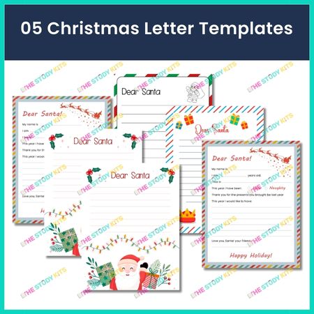 Printable Christmas Letter Templates worksheet