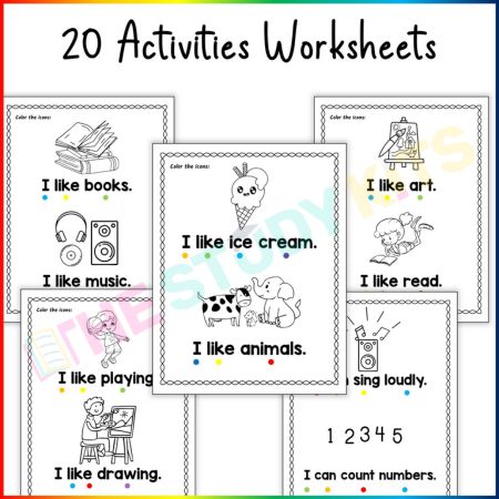 Reading Correspondence Kindergarten Activity Worksheets for kid