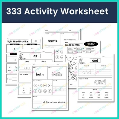 Sight Words Mastery- Practice Worksheet and Engaging Games