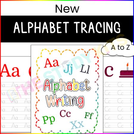 Uppercase and Lowercase Letter Tracing Worksheets for Kids - The Study Kits