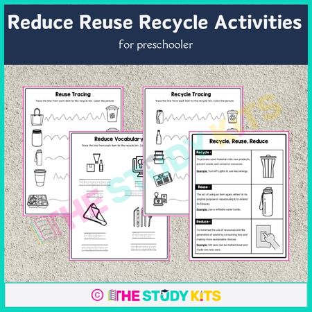 Reduce Reuse Recycle Activities for Preschoolers - The Study Kits