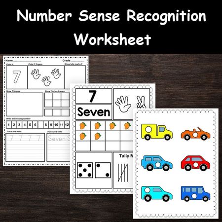 1-20 Number Recognition Activities Worksheets