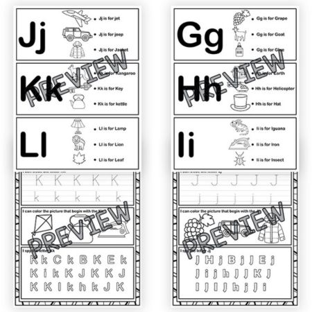 ABC Cards with Letter Recognition