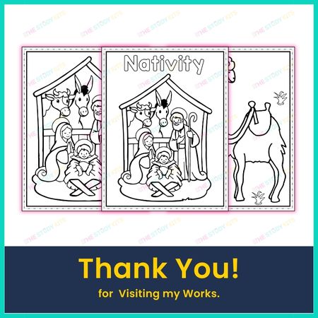 Celebrate the Nativity- Christmas Coloring worksheet