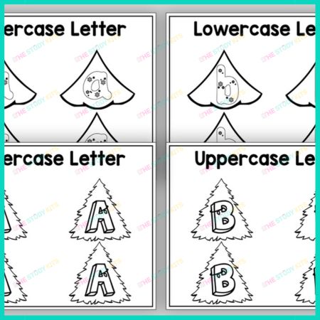 Crafty Christmas Trees- A Name-Spelling Worksheet