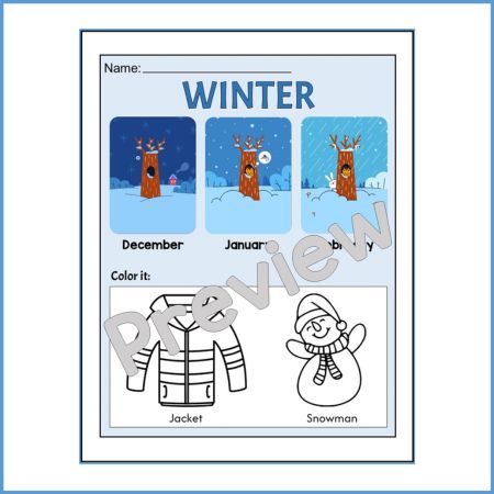 Days, Months and Seasons Calendar Posters for kids
