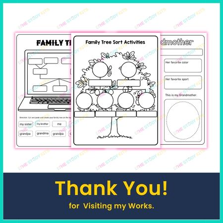 Family Tree Activities sheet