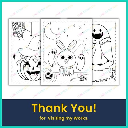 Halloween Coloring worksheet for Kids