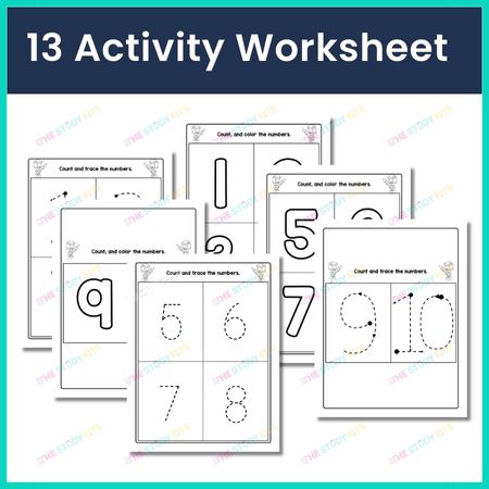 Number Formation Practice Tracing Worksheets